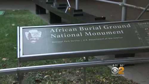 New York Community Leaders Outraged After Racist Slur Found on African Burial Ground New York Community Leaders Outraged After Racist Slur Found on African Burial Ground